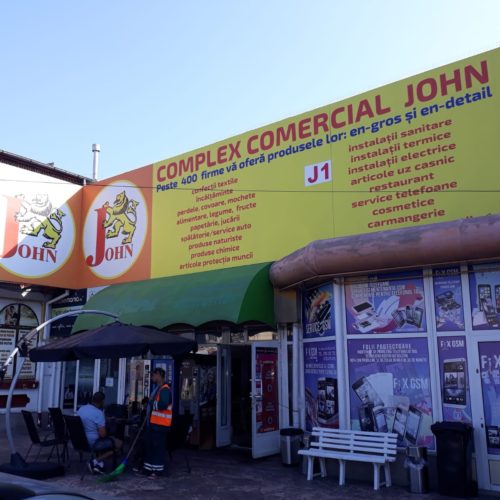 Fațada Principală Complex Comercial John J1 Pitești